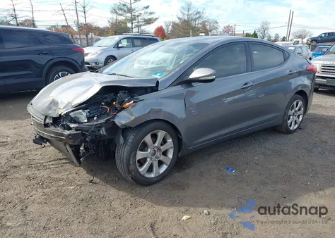 2012 Hyundai Elantra Limited из США, поврежденный, VIN 5NPDH4AE3CH081272